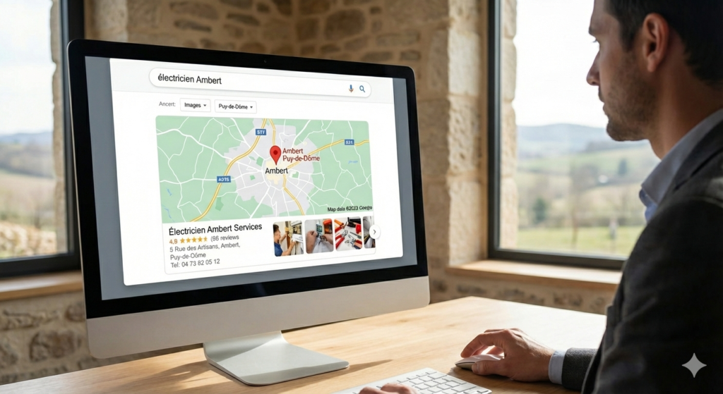 Référencement local à Ambert pour entreprise et visibilité Google